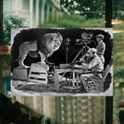Metro-Goldwyn-Mayer Lion Aluminum Wall Plaque Vintage Tin Metal Signs Home Décor