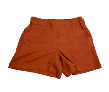 Nine West Orange Dress Shorts Women’s Size Small S Flat Front Stretch Waist