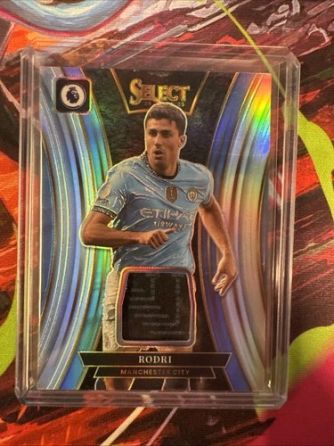 2024-25 Select Premier League Rodri Memorabilia Silver Prizm Jersey #SM-RO