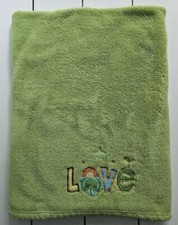 Step by Step Green Love Baby Blanket Yellow Bird Elephant Stars Blue Orange