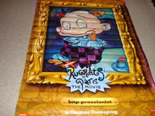 RUGRATS IN PARIS MOVIE IMP PRESSIONIST 48" x 64" VINYL BANNER DOUBLE SIDED