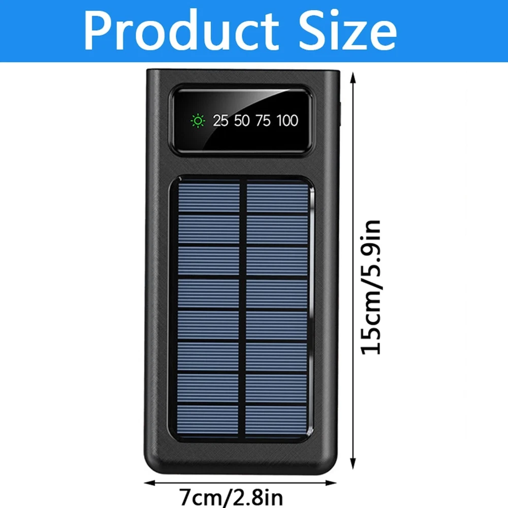 Power-Bank-Solar-Charger - 20000mAh Portable Charger,Solar Power Bank,Camping... Power-Bank-Solar-Charger - 20000mAh Portable Charger,Solar Power Bank,Camping...
