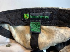 Authentic John Deere Boys Youth Sized Camo Cap
