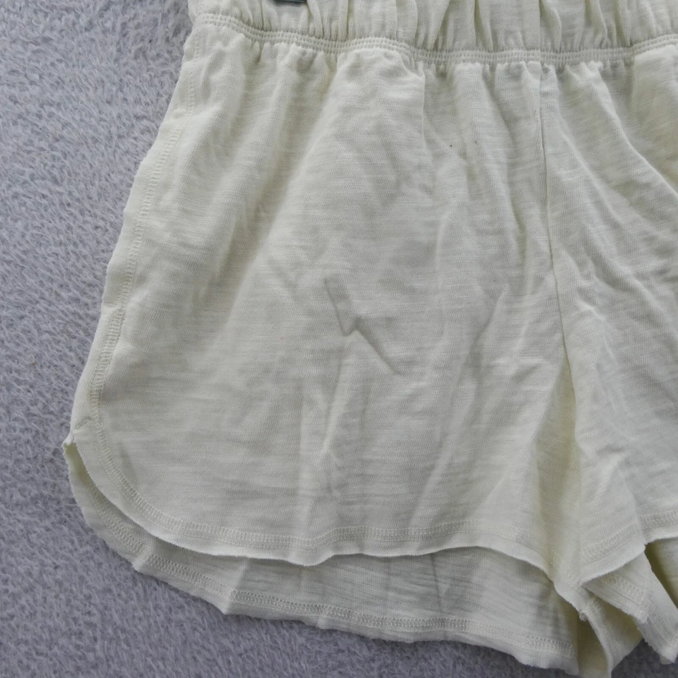 Victorias Secret Medium Linen Shorts Cream White Beach Walking Casual Short New - Image 2 of 4