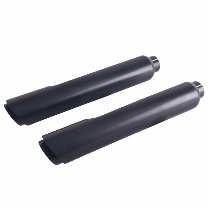 3" Slip on Muffler Exhaust for Harley 2014-UP Sportster XL 883/1200 Black 27BB - Image 4 of 4