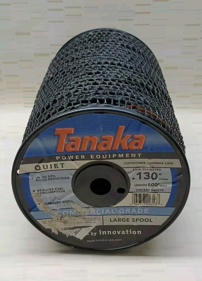 Línea de recortadora comercial Tanaka 600' copolímero bastante 0,130" diámetro grado 746578 Foto 4 de 4