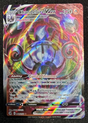 Chandelure VMAX 040/264 Fusion Strike Ultra Rare Holo Pokemon TCG Card NM |  eBay