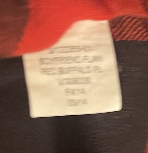 Old Navy Hemd Damen XXL Flanell rot schwarz Büffel kariert kariert langarm - Bild 8 von 9