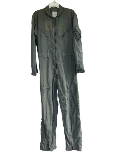 Military Coveralls Flyers Mens 42R CWU-27/P Sage Gree… - Gem