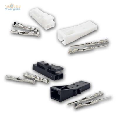Mini-AMP-Steckverbinder, Stecker/Buchse/Paar, 2-polig, 10/20/50er Pack