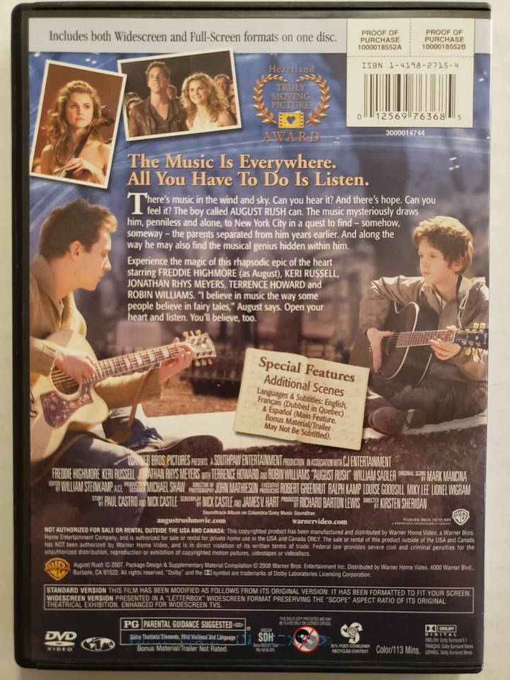 August Rush DVD 2007 - Image 2 of 3
