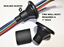 Wiring Harness  Grommet Firewall Boot with sealing sleeve  9 Cable Entry 1/2 ID