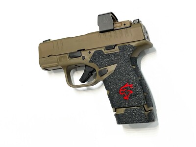 Handleitgrips Laser Cut Textured Rubber Grip For Springfield Hellcat - 9mm
