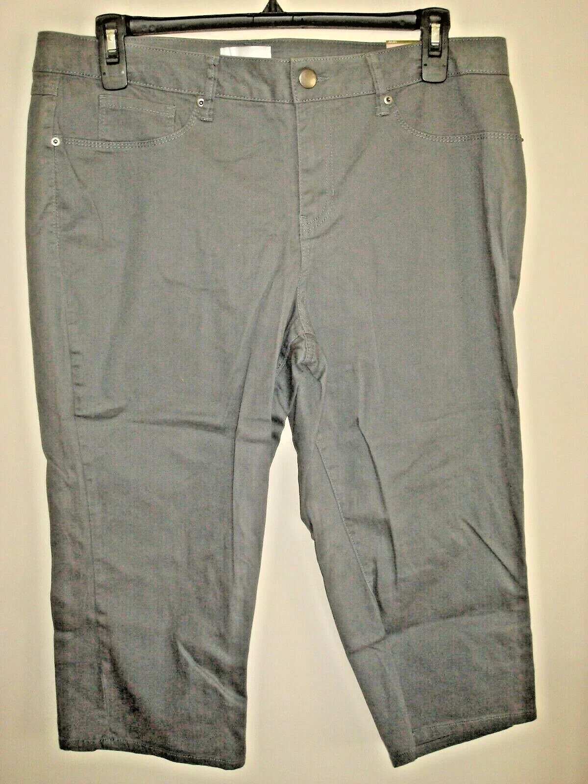 Ladies Capri Pants Gray Size 18W Simply Emma NEW
Opens in a new window or tab