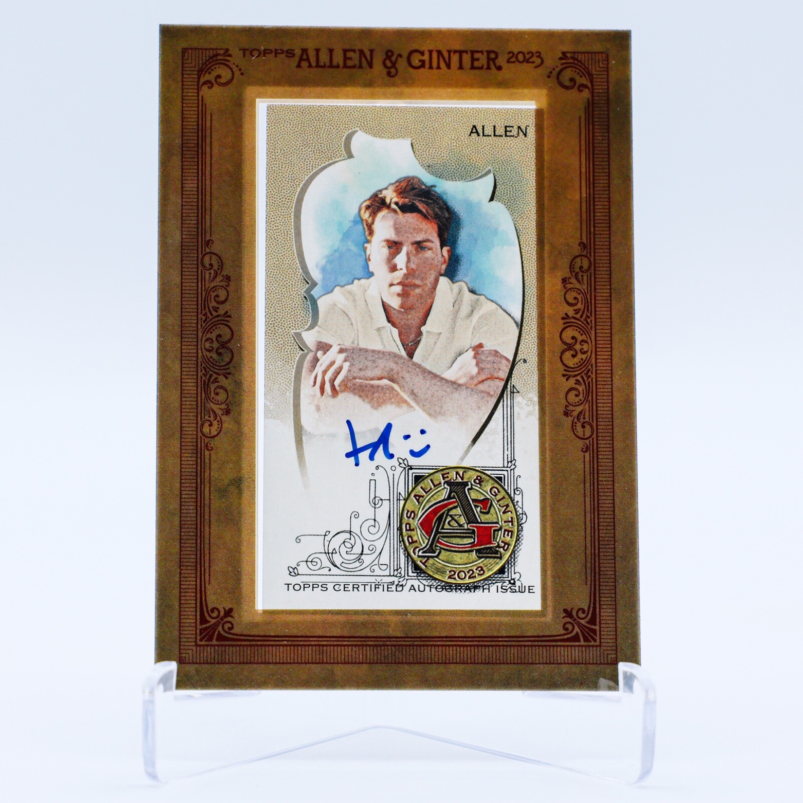 2023 Topps Allen & Ginter Mini Hoodie Allen Auto #MA-HA