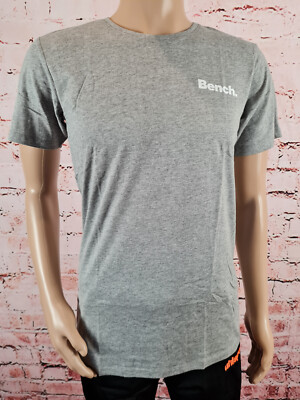 Bench Jungen T-Shirt mit Rückendruck kurzarm Shirt Grau Größe 140/146-176/182