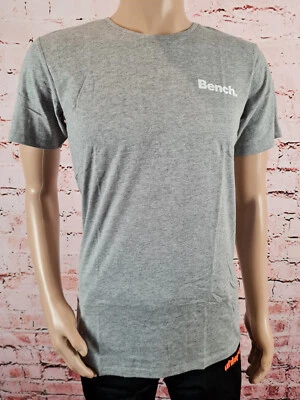 Bench Jungen T-Shirt mit Rückendruck kurzarm Shirt Grau Größe 140/146-176/182
