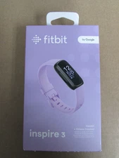 Fitbit Inspire 3 Heart Rate Monitor Health & Fitness Tracker | Lilac Bliss [30E]