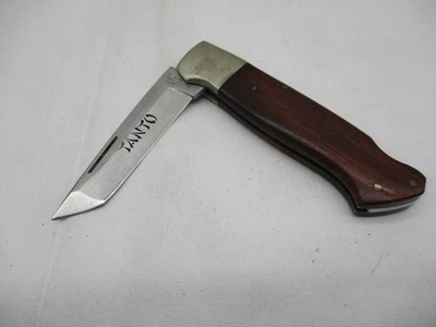 C. Jul. Herbertz Nr. 1620 – Rostfrei 440 – Taschenmesser „Tanto“ Holzgriff - Bild 1 von 4