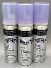  3 John Frieda Frizz Ease Take Charge Style Managing Mousse 2 oz HTF NOS Vtg