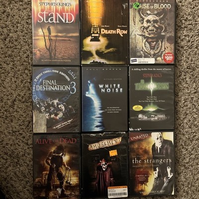 DVD Lot 10 Films including Stephen King s - Death Row - Jackass Number Two