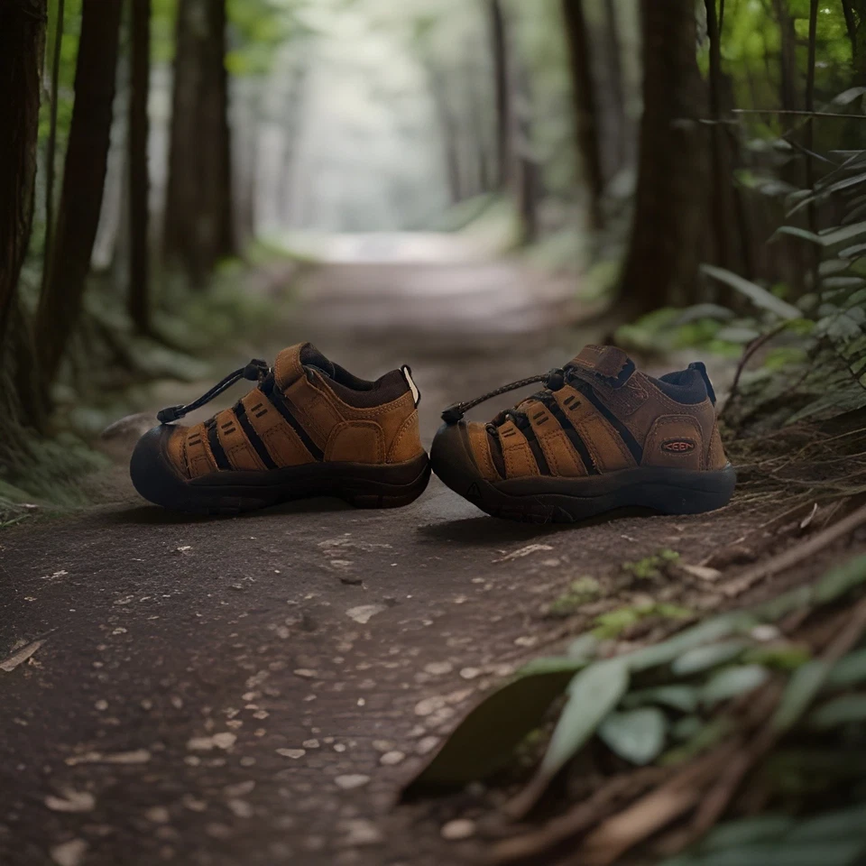 KEEN Boys Newport H2 Sandals Size 8 Toddler – Waterproof Hiking Shoe Brown Black - Image 2 of 4