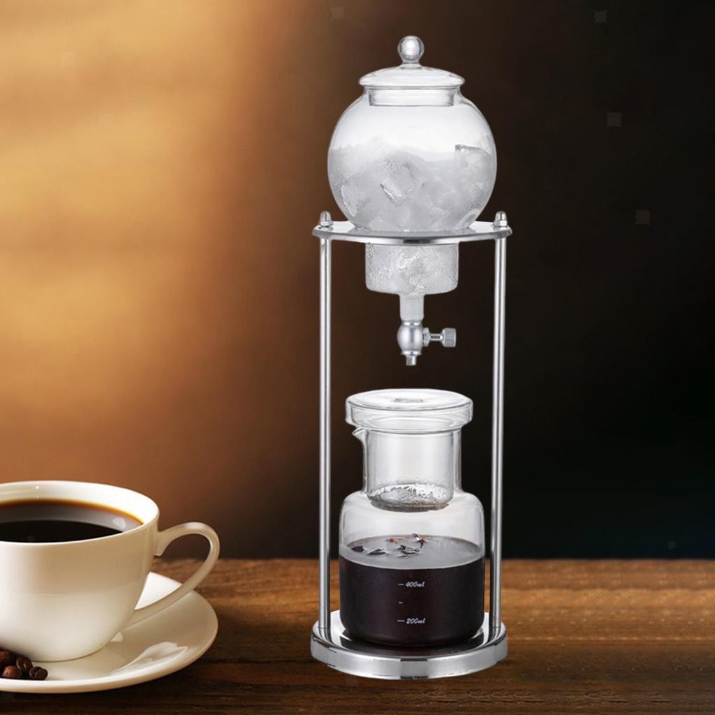 Luxus Ice Cold Brew Dripper Kaffeemaschine und Borosilikatglas,