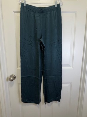 Haven Well Within Cupro Blend Lounge Pants Dark Teal | Size M | NWT | LENZING 
