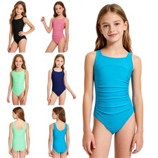 Girls Bathing Suits Vacation Swimsuit Party Bodysuit Beachside One-piece Pool