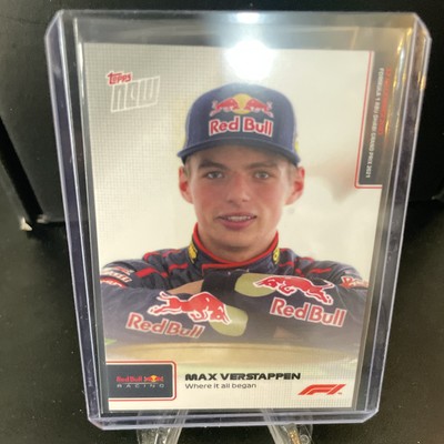 2021 Topps Now Formula 1 F1 Card #84 Max Verstappen Where it all began