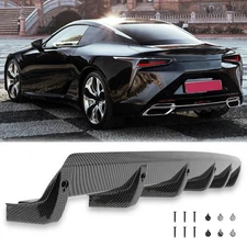 For Lexus LC500 500h Car Rear Diffuser Bumper Lip Splitter Spoiler Carbon Fiber