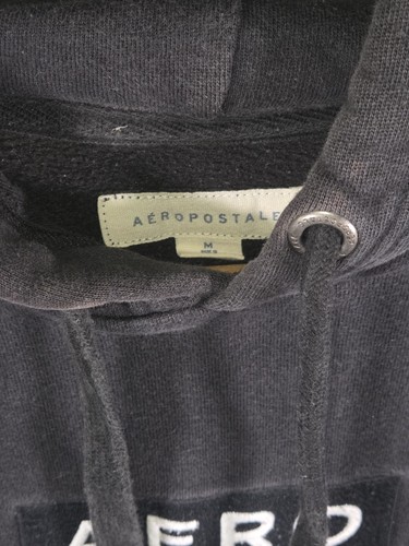 Maglione pullover Aeropostale uomo media con cappuccio Areo nero taglia - Foto 4 di 6