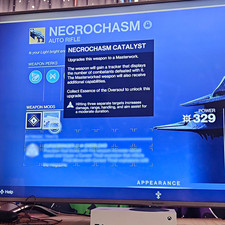 Destiny 2 Necrochasm Auto Rifle Weapon Perks + Weapon Mods Catalyst Ps5/XBOX/PC