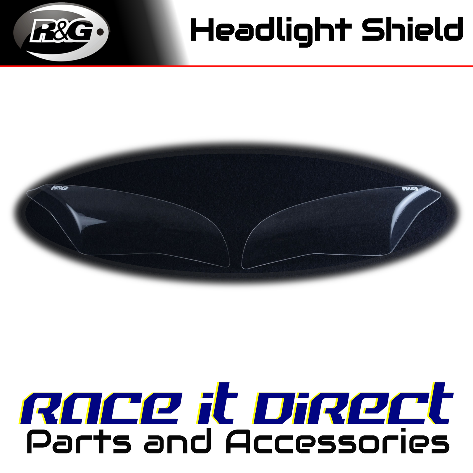R&G - HLS0013CL - Headlight Shields