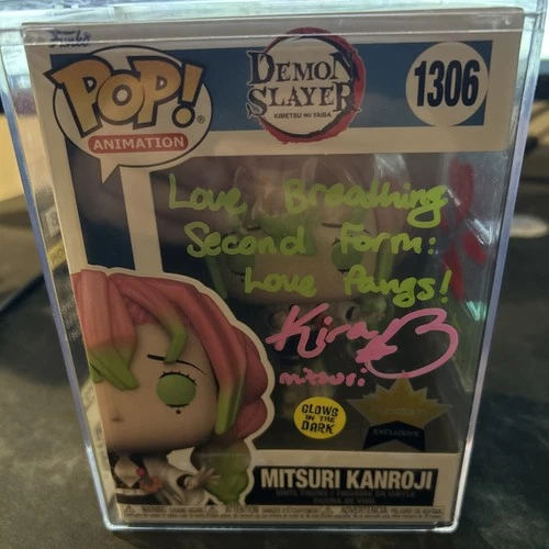 Demon Slayer Funko Pop Mitsuri Kanroji SIGNED by Kira Buckland Prime  Certified