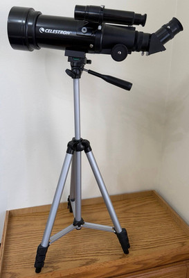 Celestron Travel Scope 70 Refractor Telescope 70mm w/ Tripod Backpack 21035