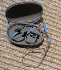 Beats Powerbeats2 Wireless Bluetooth Earphones Gray Blue w/ Case