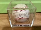 Willie McCovey Signed William White Autographed Baseball JSA COA MLB HOF