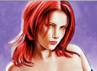 ''FANTASIE DER SINNE'' Bild Motiv No. 15 Akt Erotik Grafik Bild Erotic Graphic