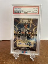 2025 PANINI PRIZM PRIZMATRIX AUTOGRAPHS DON MATTINGLY GOLD VINYL 1/1 PSA9 💎