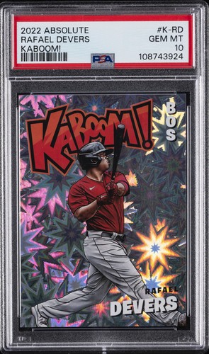 Rafael Devers #K-RD 2022 Panini Absolute Kaboom card