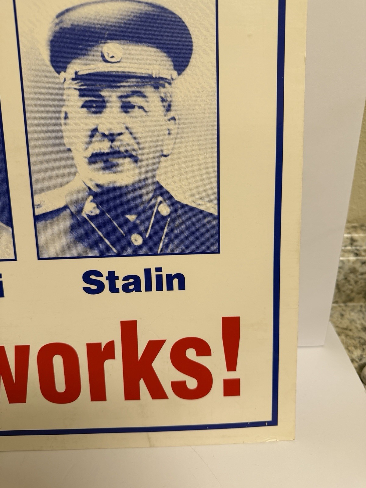 Vintage 1960's Pro Gun Control Political Poster 24" x 15"