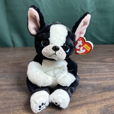 Ty Beanie Baby Bellies - TINK the Boston Terrier Dog (6 Inch) 2023 Plush Toy WT
