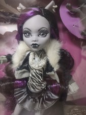 Monster High Reel Drama Clawdeen Wolf Doll Black & White 2025 Brand New 