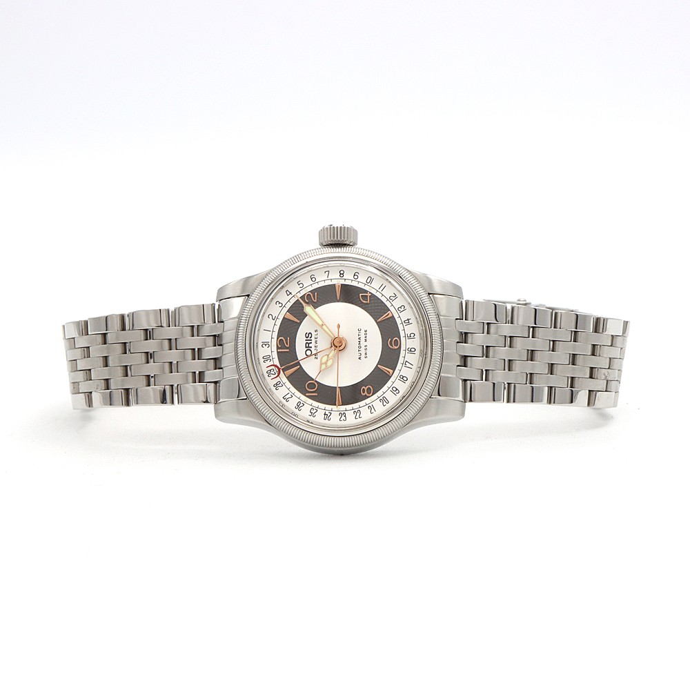 ORIS Big Crown Pointer Date 7551 Date Silver SS S… - image 5