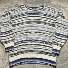 Vintage Jantzen Sweater Mens Large Multicolor Textured Coogi Knit Rare Outerwear