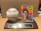 Al Kaline Autographed Baseball and Card Display Stand PSA/DNA COA #E06265
