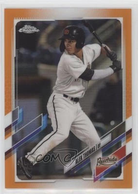 2021 Topps Pro Debut Chrome Orange Refractor 22/25 Alek Thomas #PDC-46 7c5