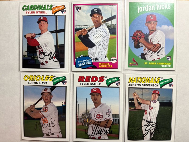 2018 Topps Archives RC Lot Of 13 Cards