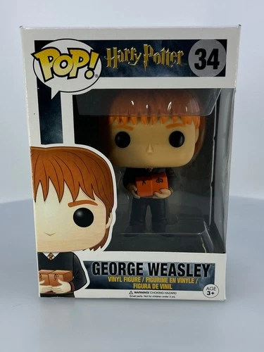 Funko POP! Harry Potter George Weasley #34 Vinyl Figure DAMAGED BOX SEE PICS
